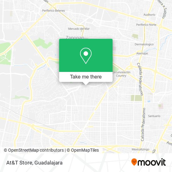 Mapa de At&T Store