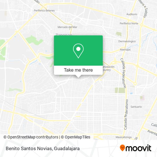 Mapa de Benito Santos Novias