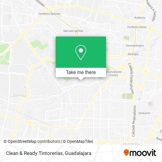 Clean & Ready Tintorerías map