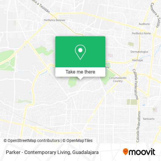Parker - Contemporary Living map