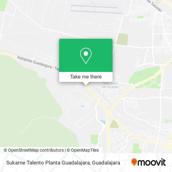 Mapa de Sukarne Talento Planta Guadalajara