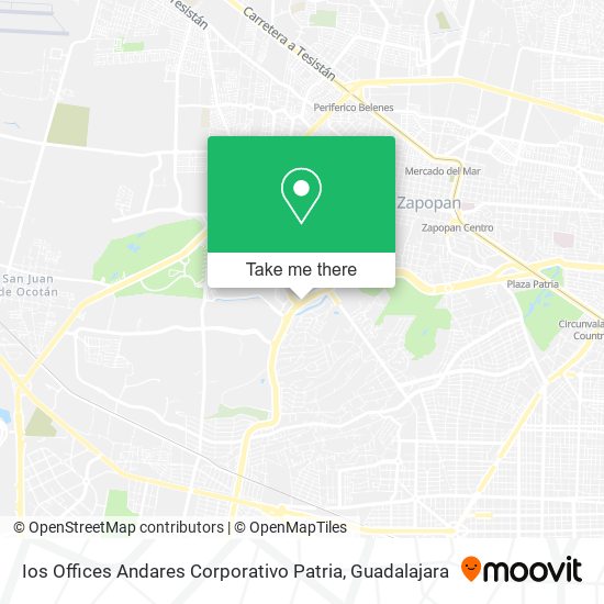 Ios Offices Andares Corporativo Patria map