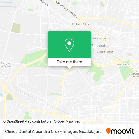 Mapa de Clínica Dental Alejandra Cruz - Imagen