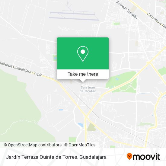 Jardín Terraza Quinta de Torres map