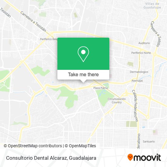 Mapa de Consultorio Dental Alcaraz