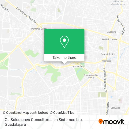 Gs Soluciones Consultores en Sistemas Iso map