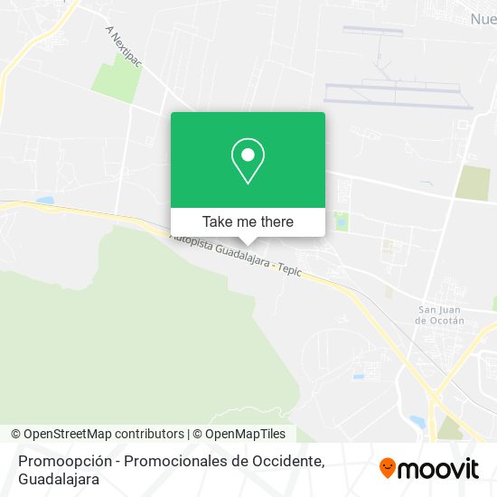 Mapa de Promoopción - Promocionales de Occidente