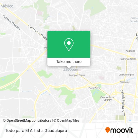 Todo para El Artista map