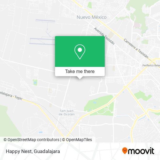 Happy Nest map