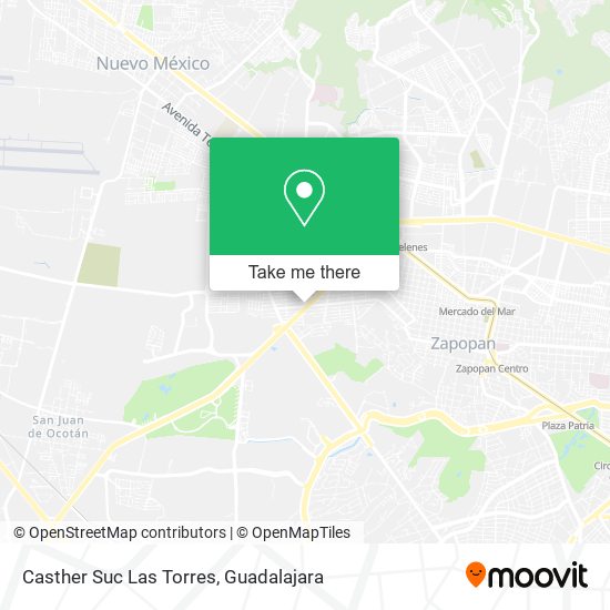 Mapa de Casther Suc Las Torres