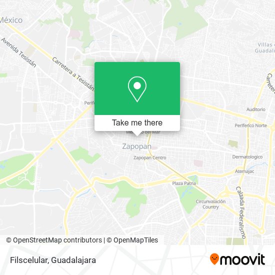 Mapa de Filscelular