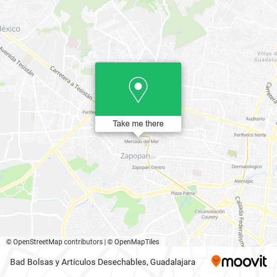 Mapa de Bad Bolsas y Artículos Desechables