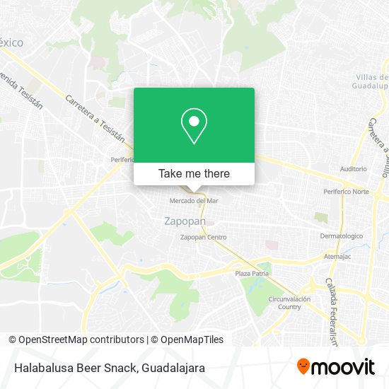 Halabalusa Beer Snack map