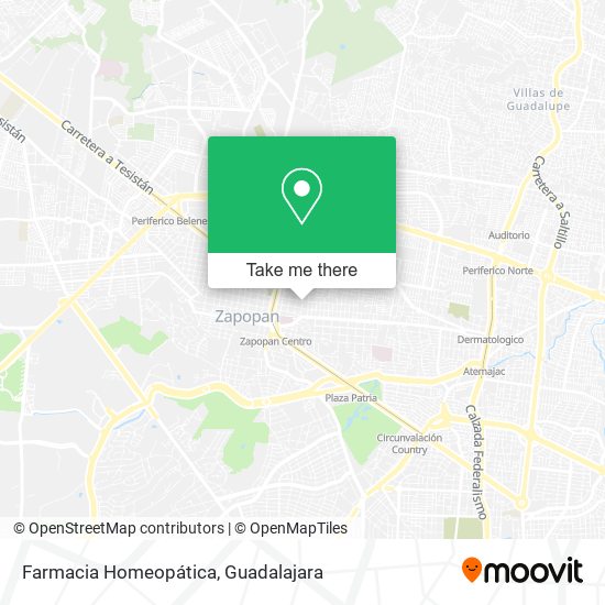Mapa de Farmacia Homeopática