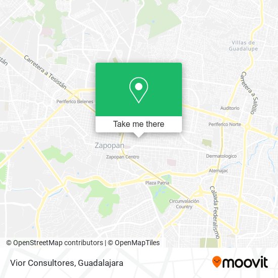 Vior Consultores map