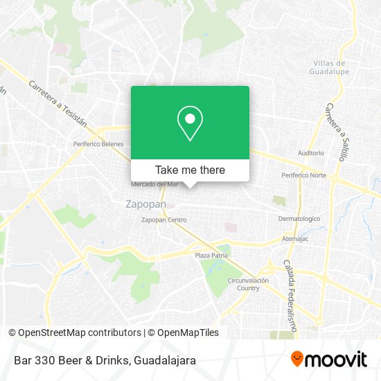 Mapa de Bar 330 Beer & Drinks