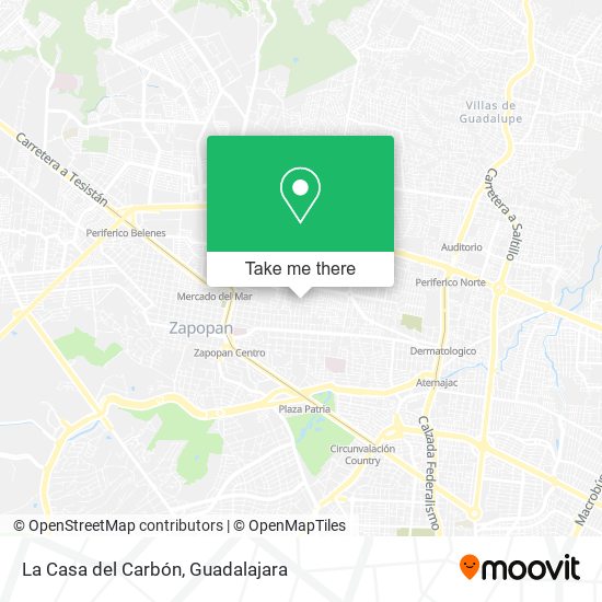 La Casa del Carbón map