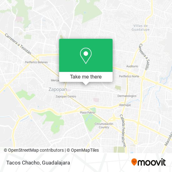 Tacos Chacho map