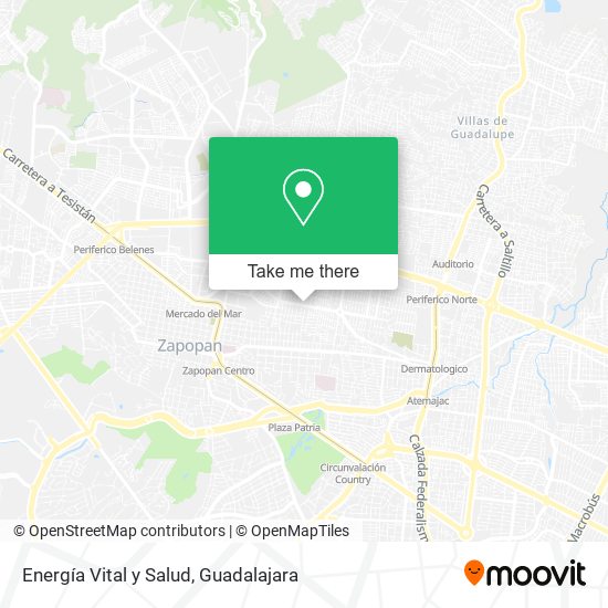 Energía Vital y Salud map