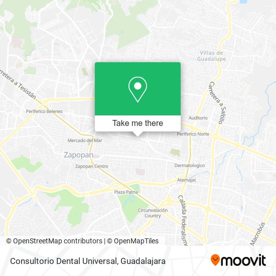 Consultorio Dental Universal map