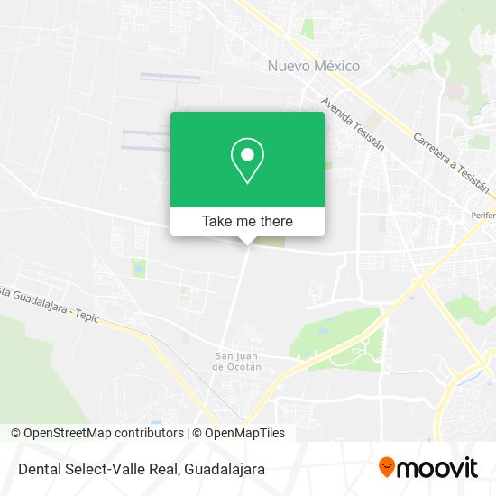 Dental Select-Valle Real map