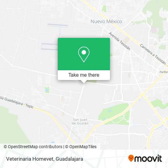 Veterinaria Homevet map