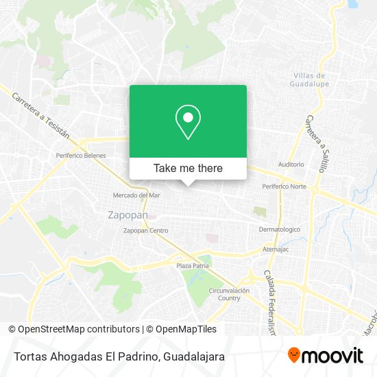 Tortas Ahogadas El Padrino map