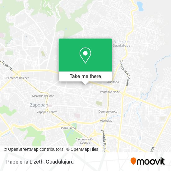 Papelería Lizeth map