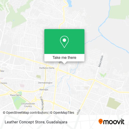 Mapa de Leather Concept Store