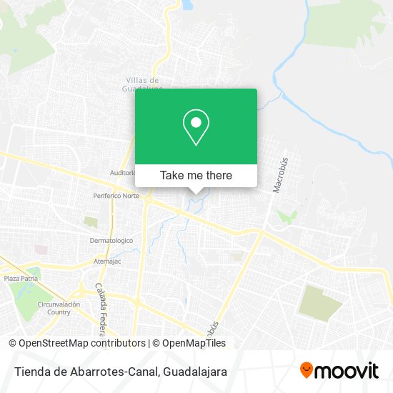 Mapa de Tienda de Abarrotes-Canal