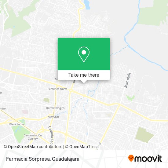 Mapa de Farmacia Sorpresa