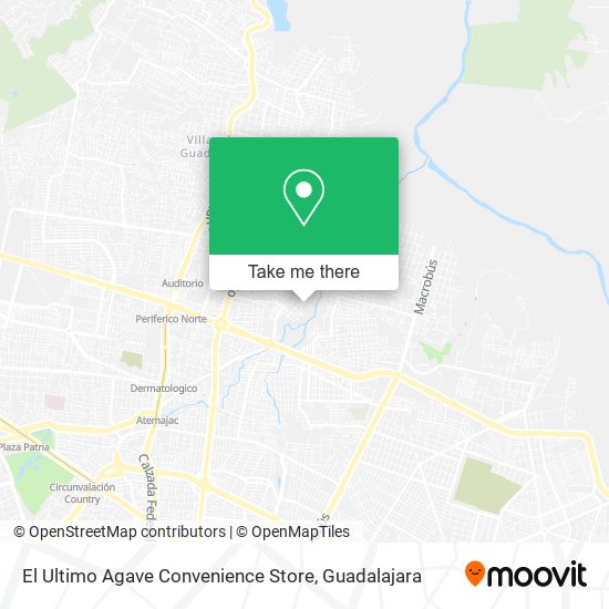El Ultimo Agave Convenience Store map