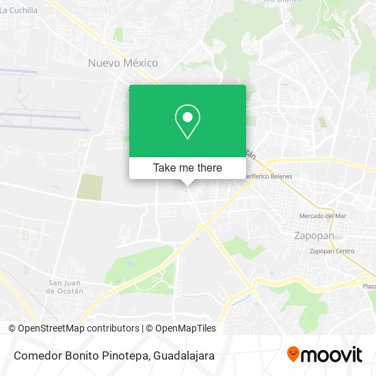 Comedor Bonito Pinotepa map