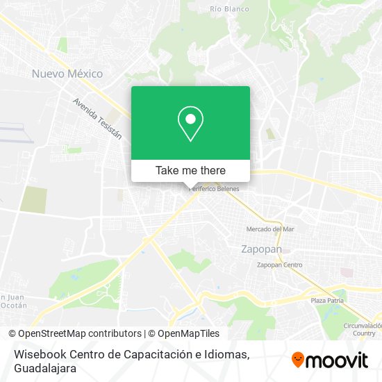 Wisebook Centro de Capacitación e Idiomas map