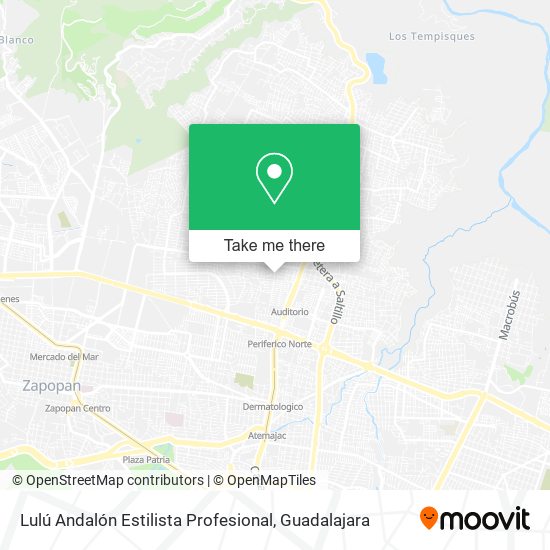 Lulú Andalón Estilista Profesional map