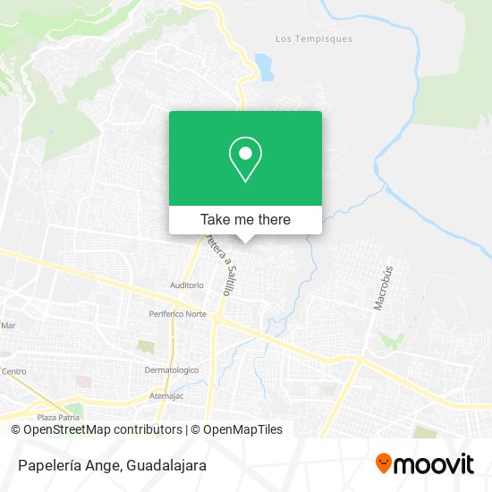 Mapa de Papelería Ange
