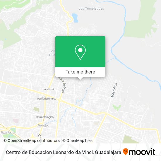 Centro de Educación Leonardo da Vinci map