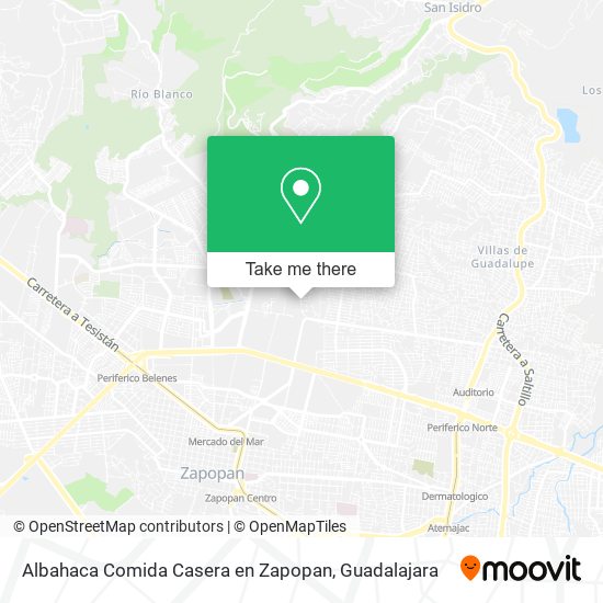 Albahaca Comida Casera en Zapopan map