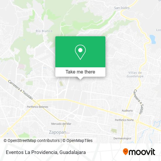 Eventos La Providencia map