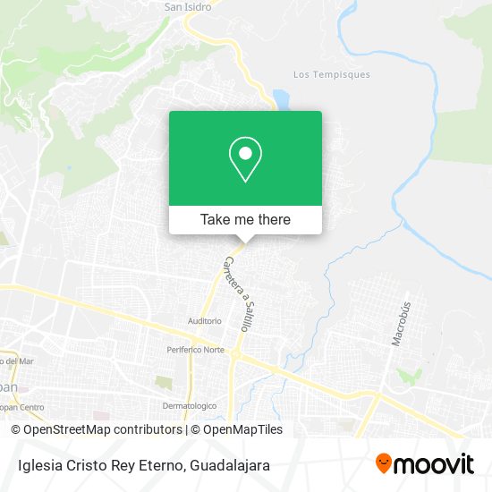 Mapa de Iglesia Cristo Rey Eterno