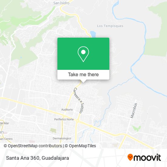 Mapa de Santa Ana 360