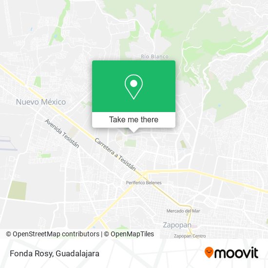 Mapa de Fonda Rosy