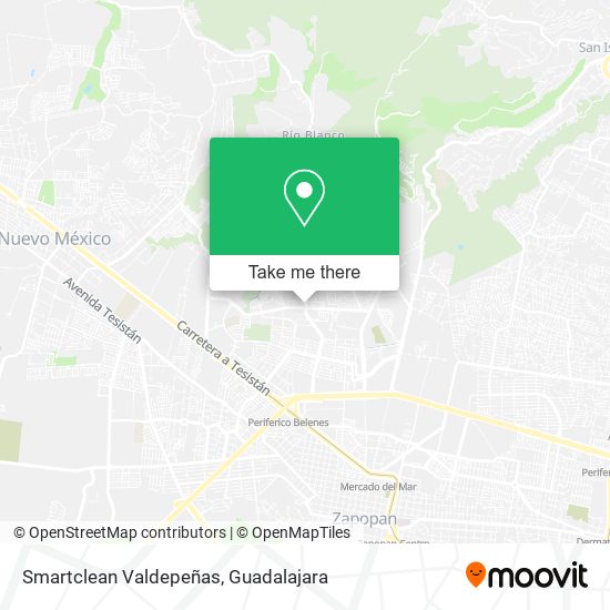 Smartclean Valdepeñas map