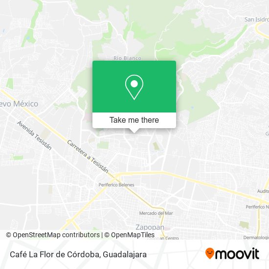 Café La Flor de Córdoba map