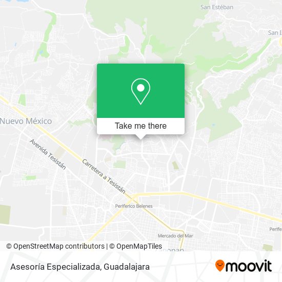 Mapa de Asesoría Especializada