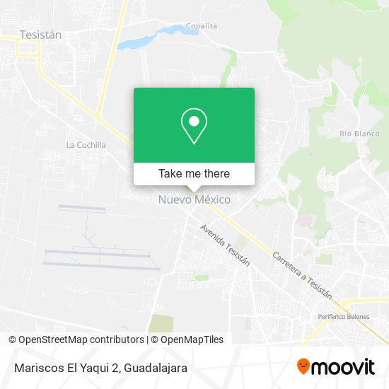 Mariscos El Yaqui 2 map