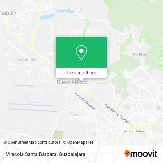 Vinícola Santa Bárbara map