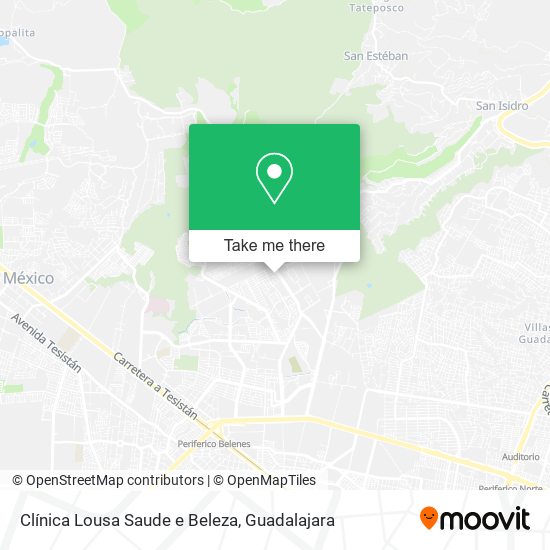 Clínica Lousa Saude e Beleza map