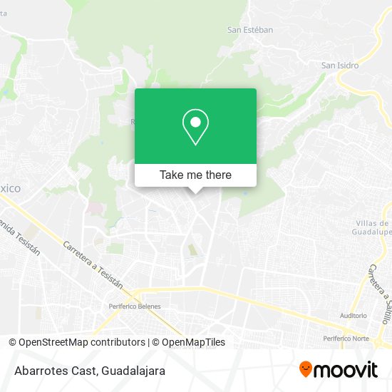 Abarrotes Cast map