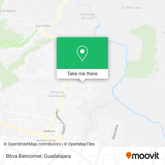 Bbva Bancomer map